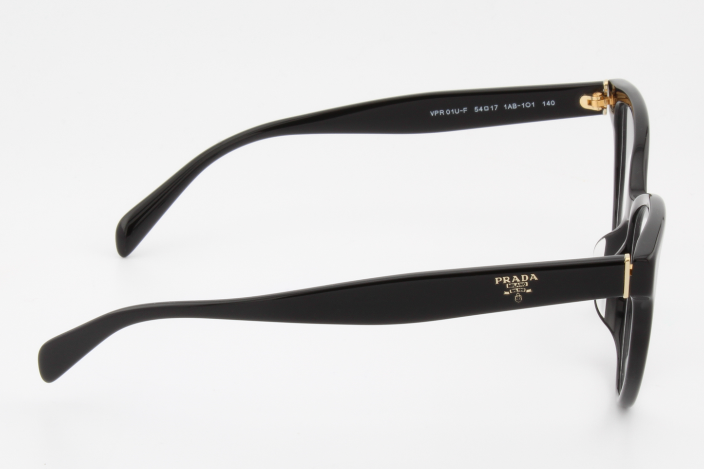 Prada VPR01U-F  Female Cat Eye Glasses Frame Black 54mm