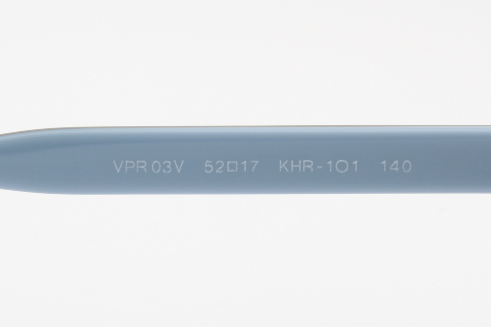 Prada VPR03V  Female Square Glasses Frame Black, Baby Blue 52mm