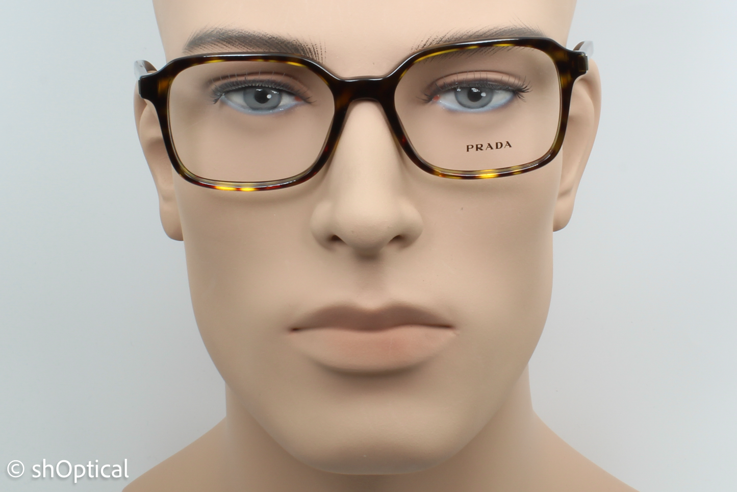 Prada VPR03X  Female Square Glasses Frame Havana 53mm