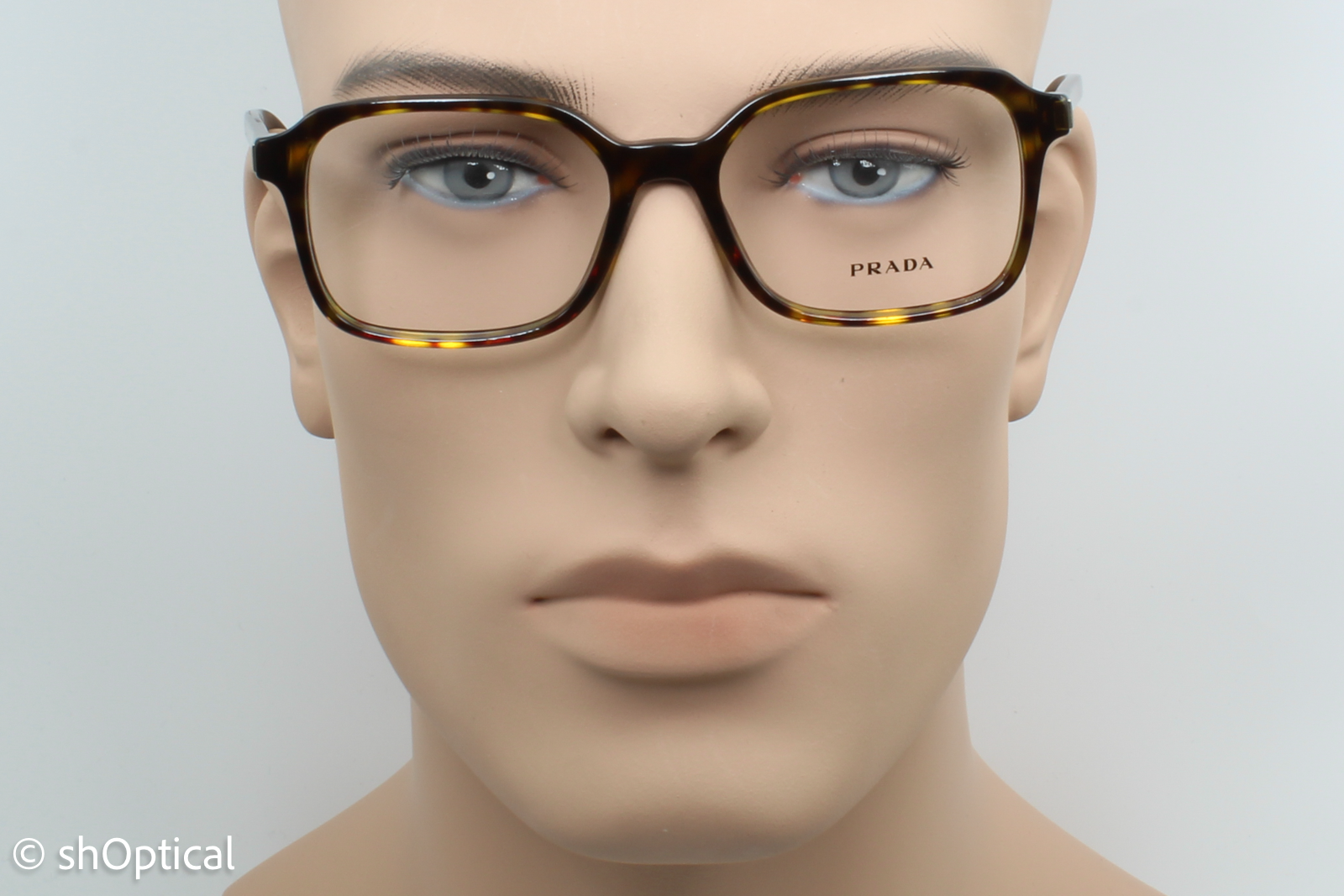 Prada VPR03X  Female Square Glasses Frame Havana 53mm