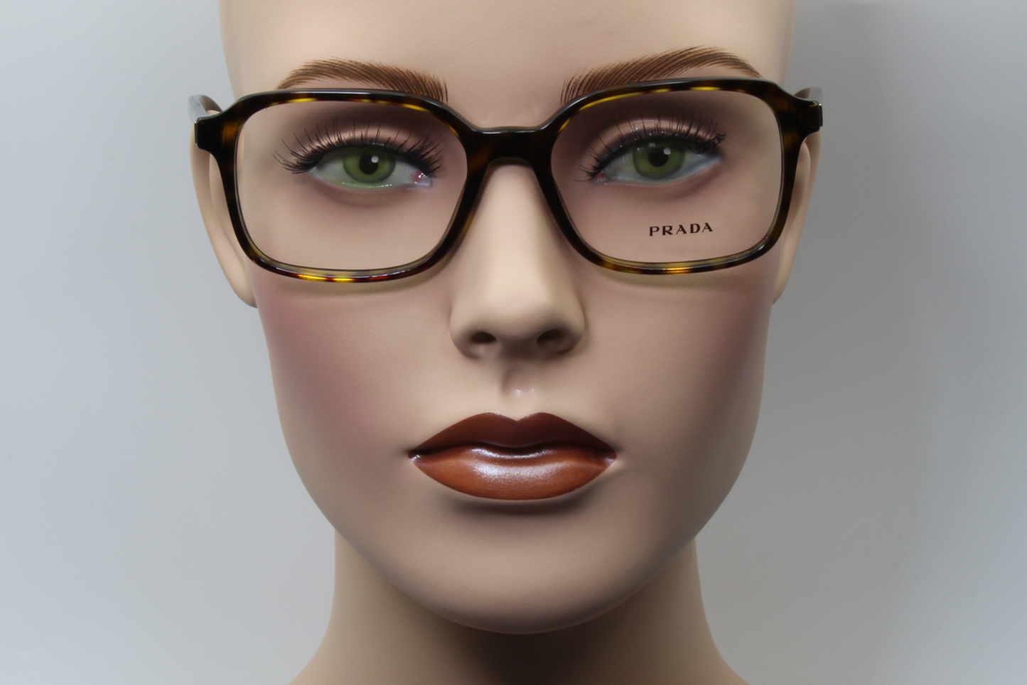 Prada VPR03X  Female Square Glasses Frame Havana 53mm