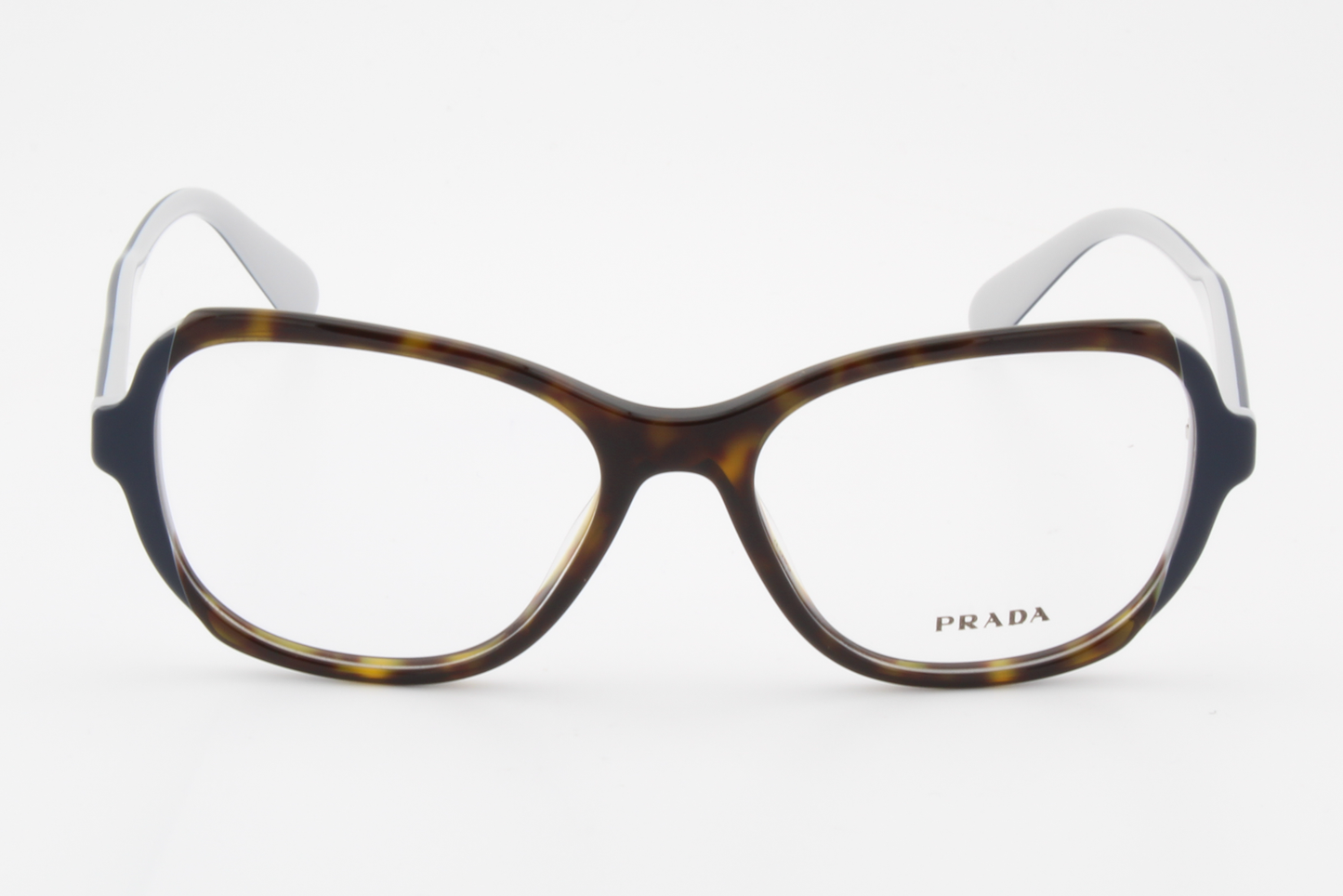 Prada VPR03V  Female Square Glasses Frame Havana, Blue & Grey 54mm