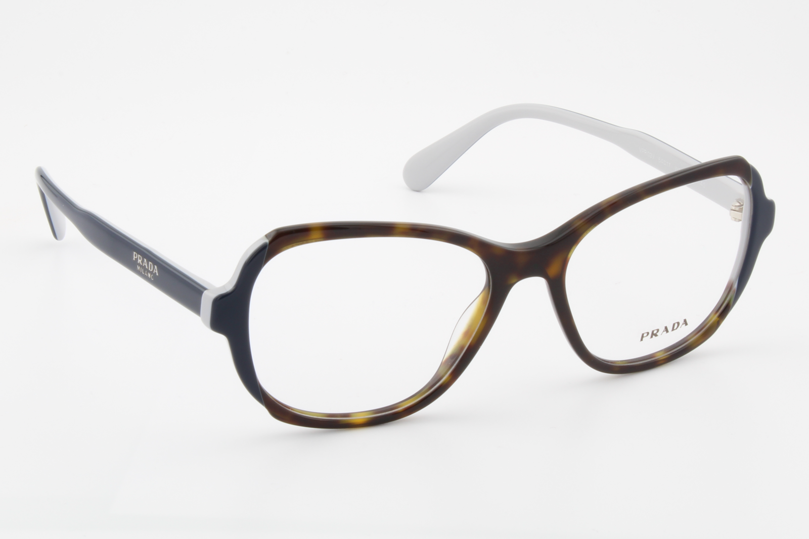Prada VPR03V  Female Square Glasses Frame Havana, Blue & Grey 54mm