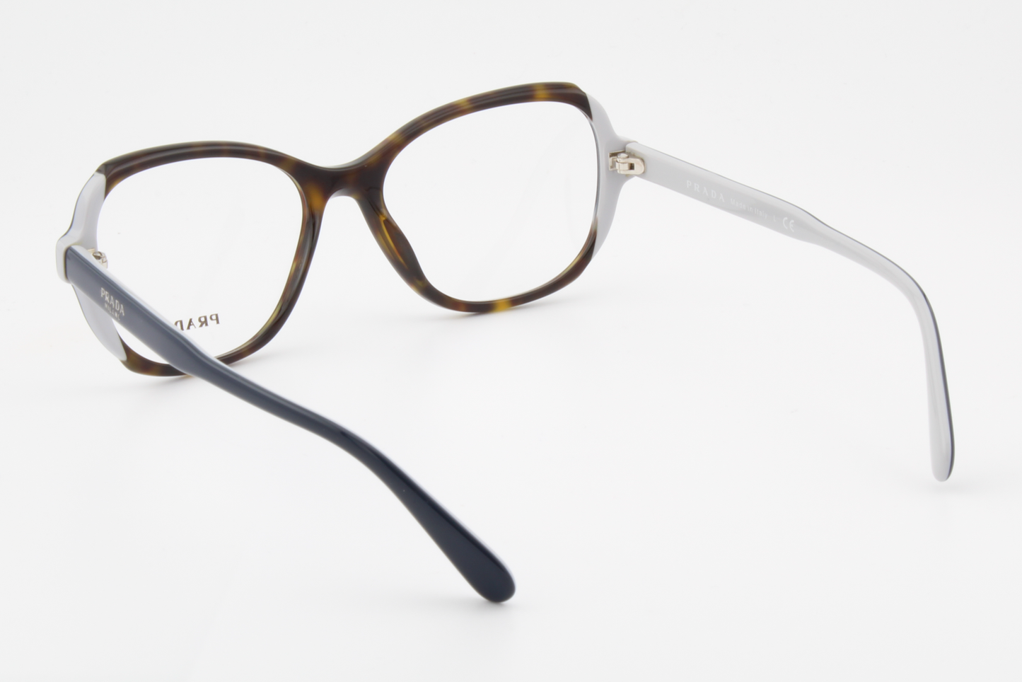 Prada VPR03V  Female Square Glasses Frame Havana, Blue & Grey 54mm