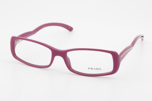 Prada VPR06M  Female Rectangular Glasses Frame Purple 53mm