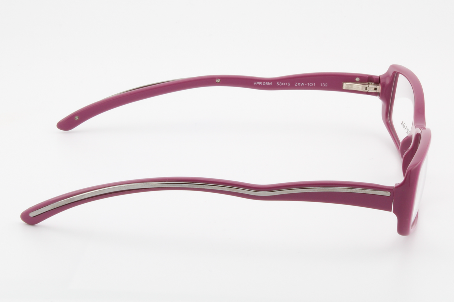 Prada VPR06M  Female Rectangular Glasses Frame Purple 53mm