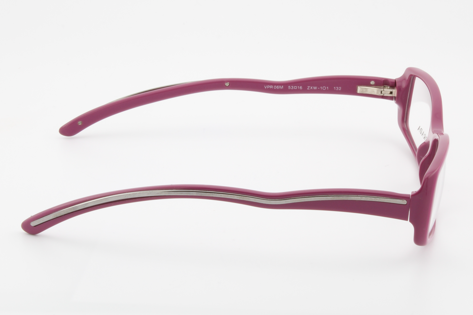 Prada VPR06M  Female Rectangular Glasses Frame Purple 53mm