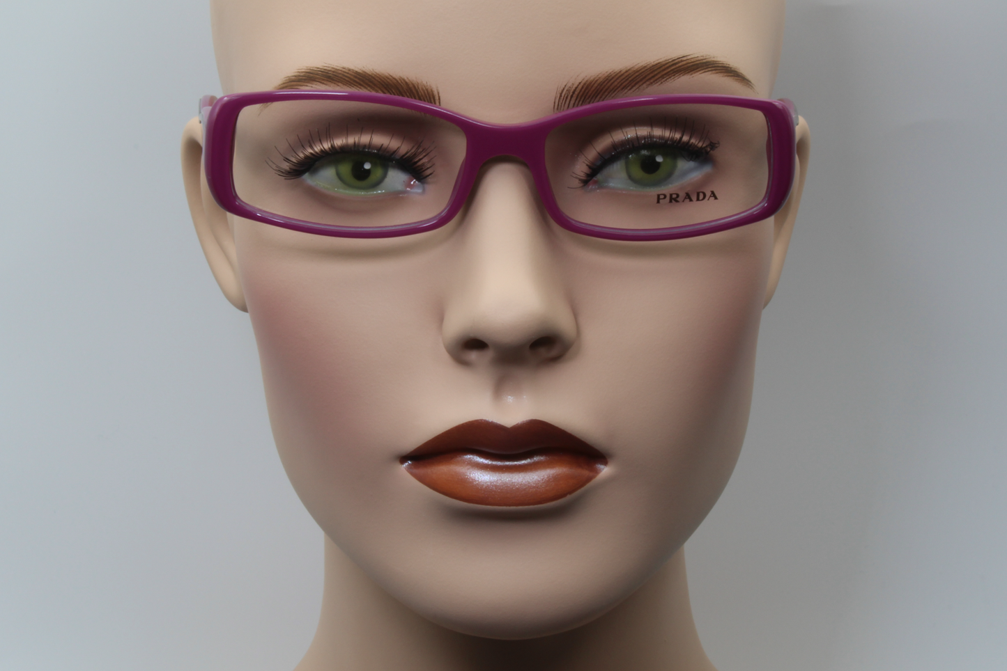 Prada VPR06M  Female Rectangular Glasses Frame Purple 53mm