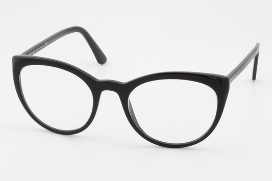 Prada VPR07V  Female Round Glasses Frame Black 53mm