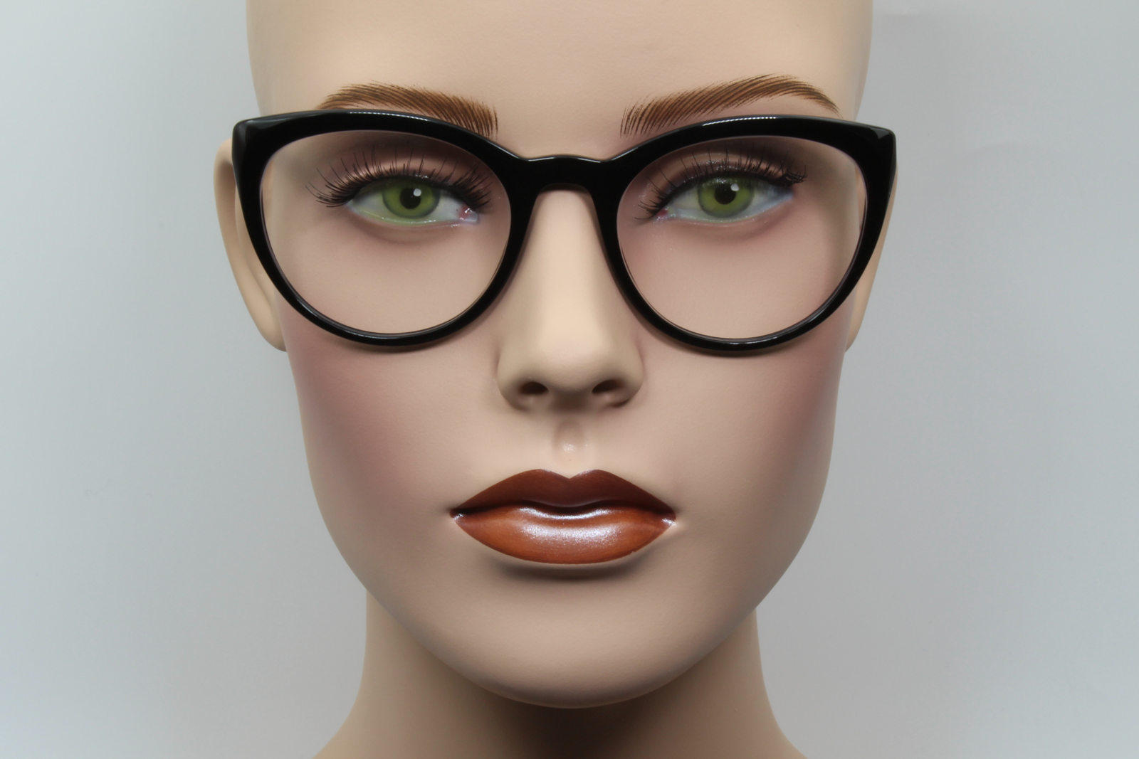 Prada VPR07V  Female Round Glasses Frame Black 53mm