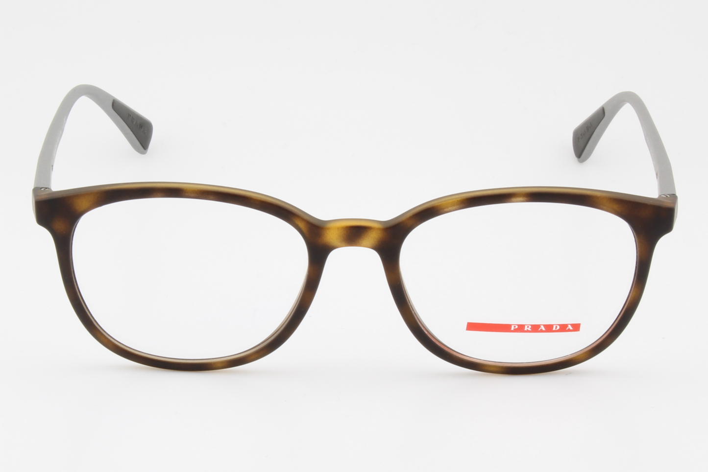 Prada VPS07L  Unisex Square Glasses Frame Tortoise, Silver 53mm