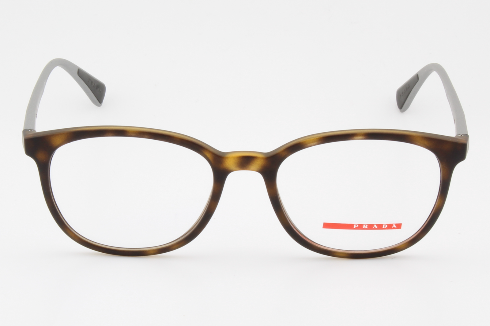 Prada VPS07L  Unisex Square Glasses Frame Tortoise, Silver 53mm