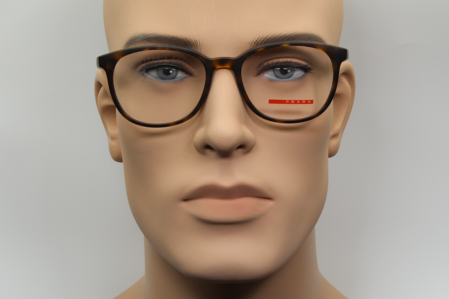 Prada VPS07L  Unisex Square Glasses Frame Tortoise, Silver 53mm