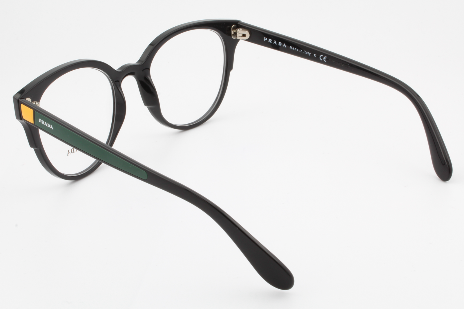 Prada VPR08U  Female Cat Eye Glasses Frame Black 52mm