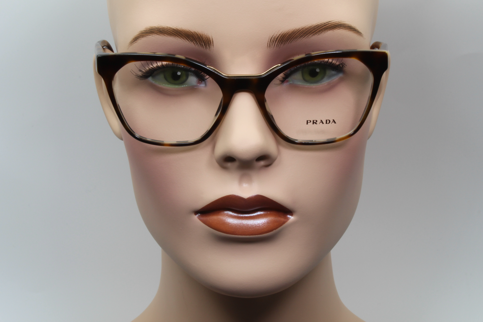 Prada VPR09U  Female Butterfly Glasses Frame Tortoise Brown 52mm