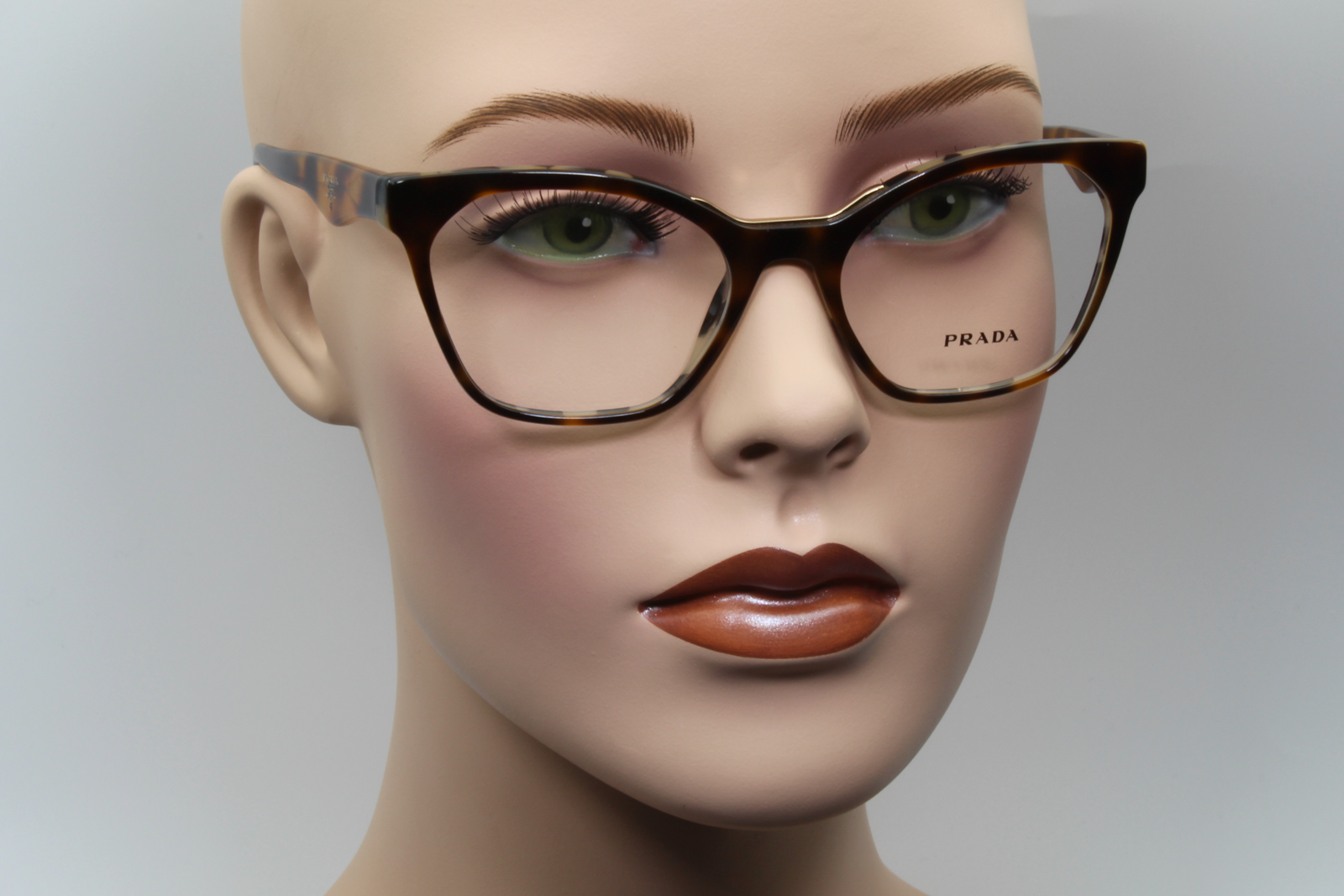 Prada VPR09U  Female Butterfly Glasses Frame Tortoise Brown 52mm