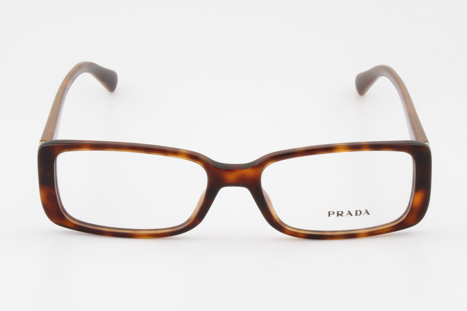 Prada VPR11N  Unisex Rectangular Glasses Frame Tortoise Brown 52mm