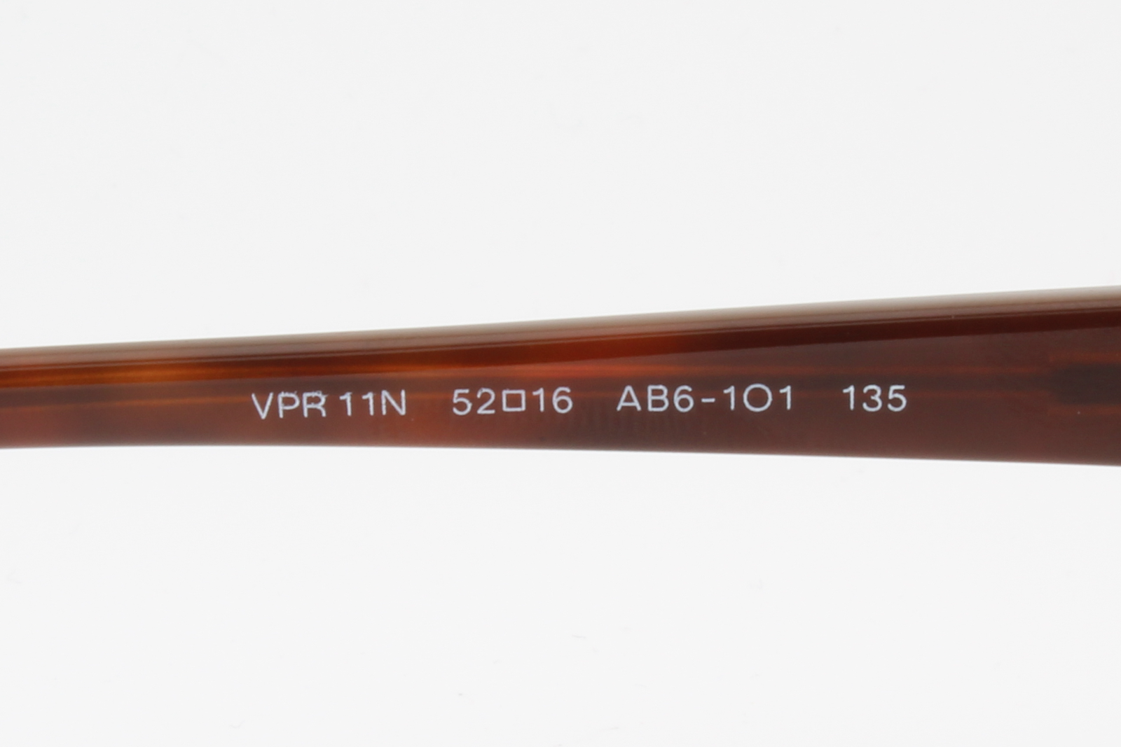 Prada VPR11N  Unisex Rectangular Glasses Frame Tortoise Brown 52mm