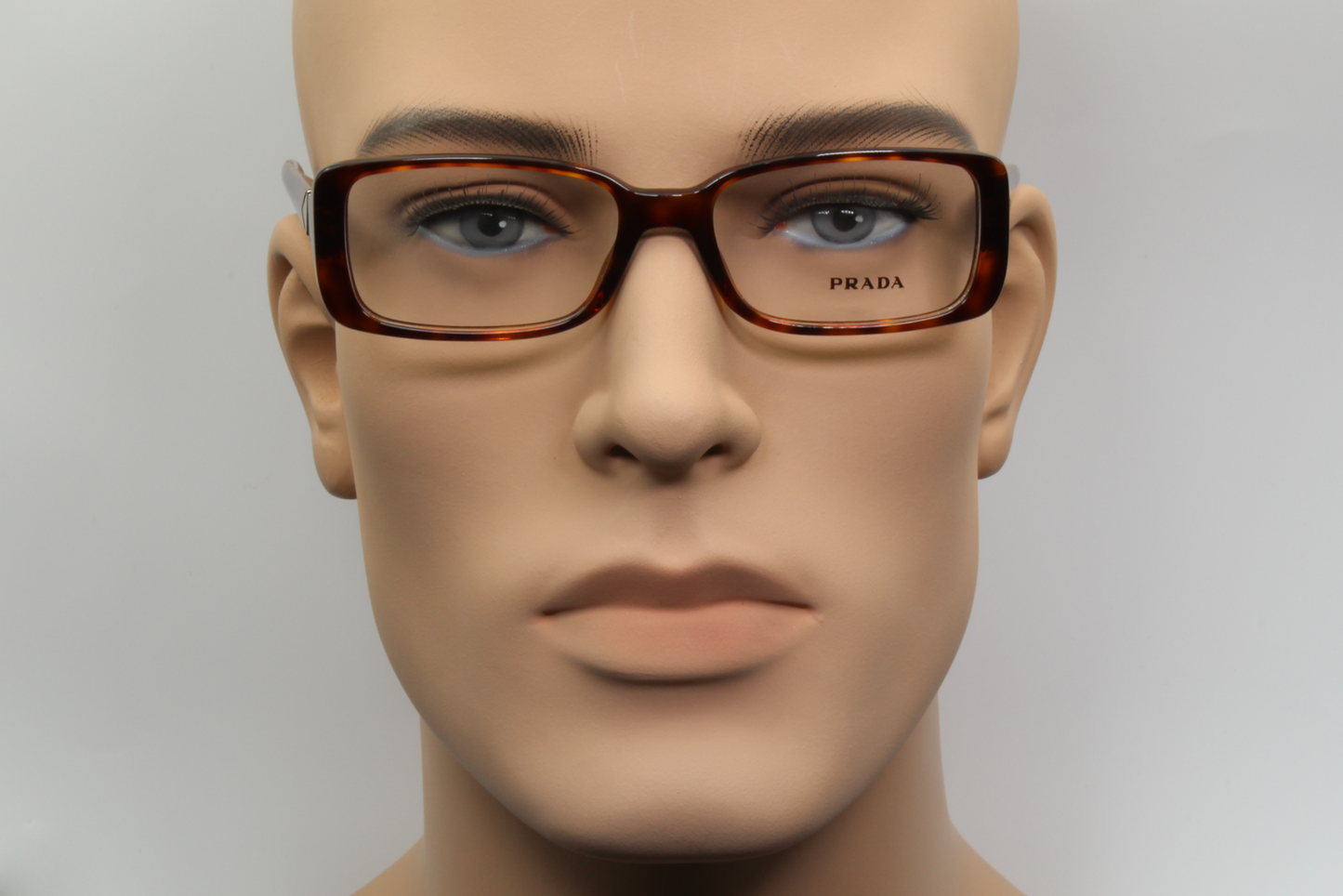 Prada VPR11N  Unisex Rectangular Glasses Frame Tortoise Brown 52mm