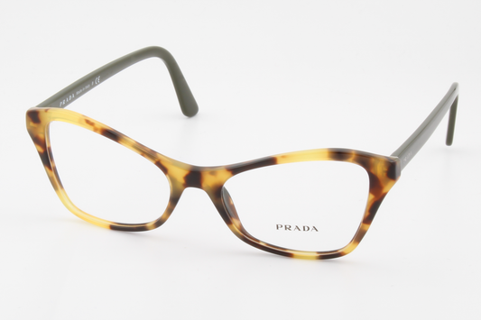 Prada VPR11X  Female Butterfly Glasses Frame Gloss Tortoise Brown 51mm
