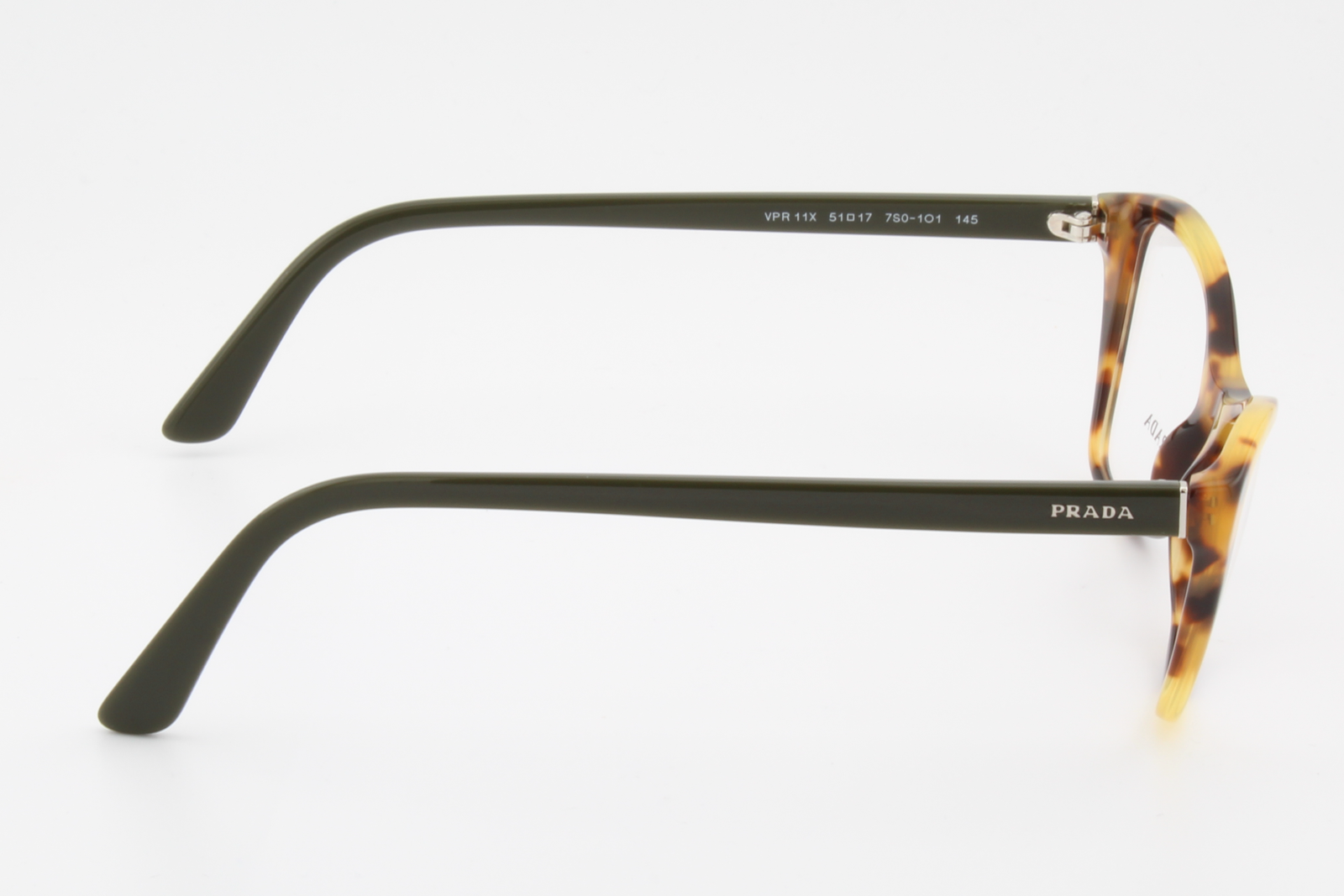 Prada VPR11X  Female Butterfly Glasses Frame Gloss Tortoise Brown 51mm