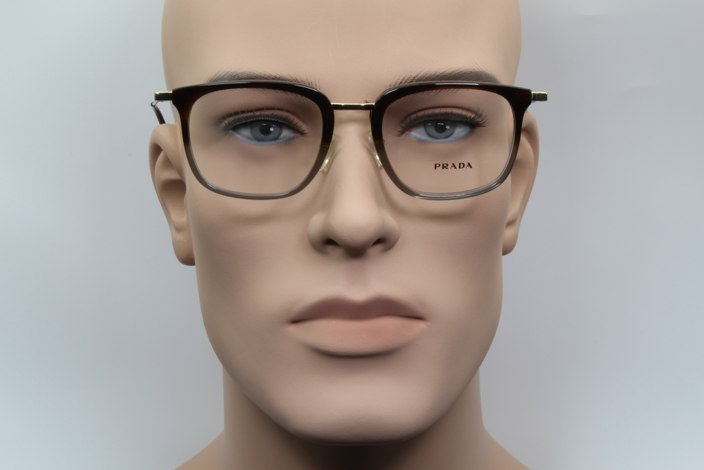 Prada VPR11U  Unisex Square Glasses Frame Brown Gradient 51mm