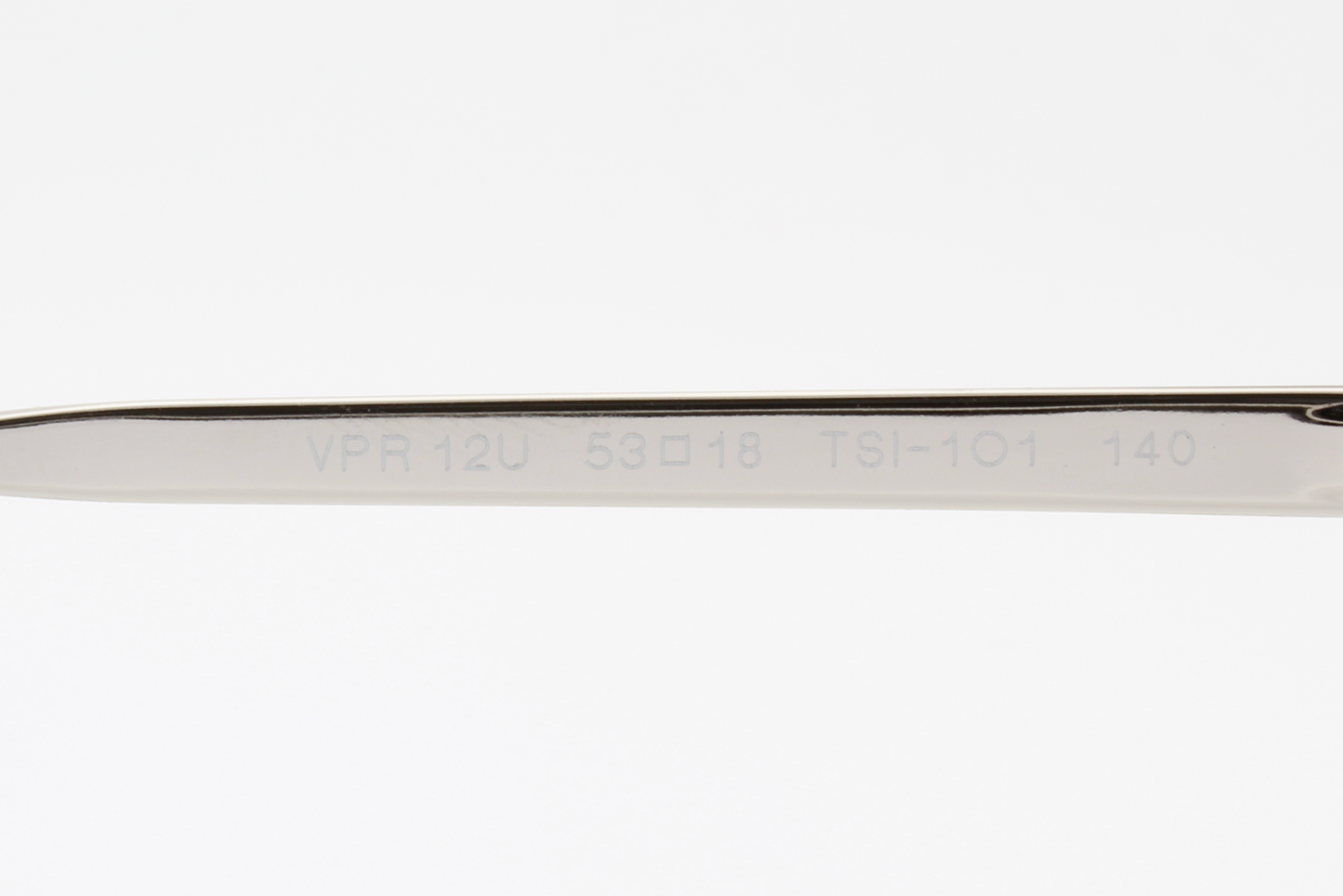 Prada VPR12U  Female Cat Eye Glasses Frame Transparent Grey 53mm