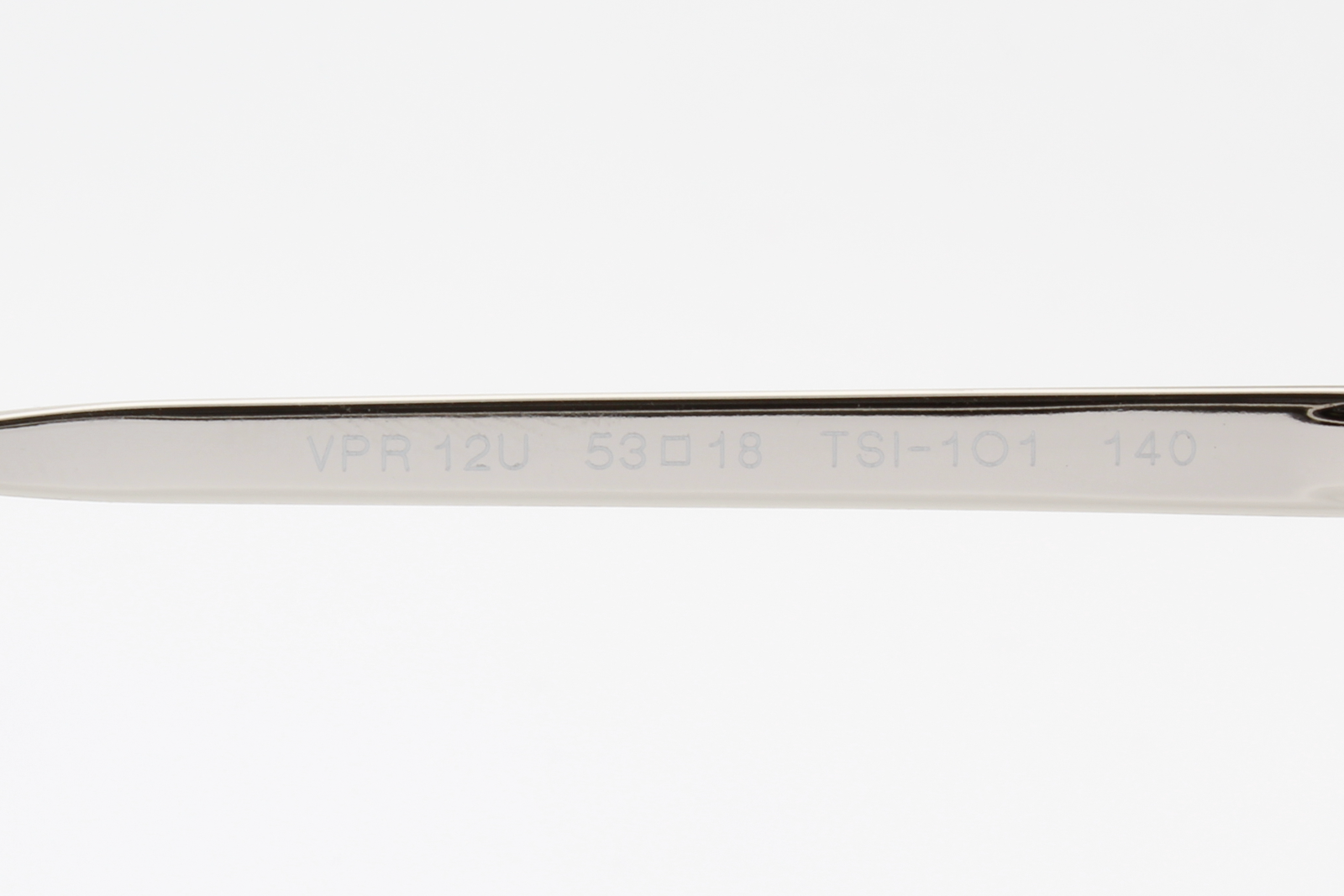 Prada VPR12U  Female Cat Eye Glasses Frame Transparent Grey 53mm