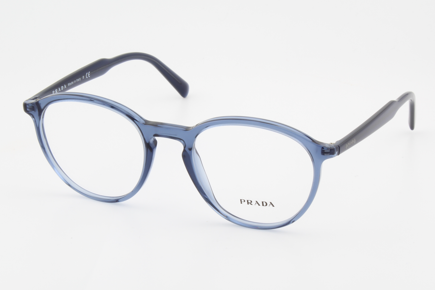 Prada VPR13T  Unisex Round Glasses Frame Blue Gradient 51mm