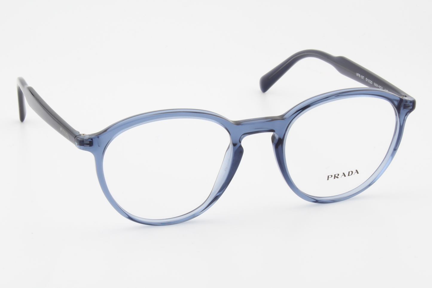 Prada VPR13T  Unisex Round Glasses Frame Blue Gradient 51mm