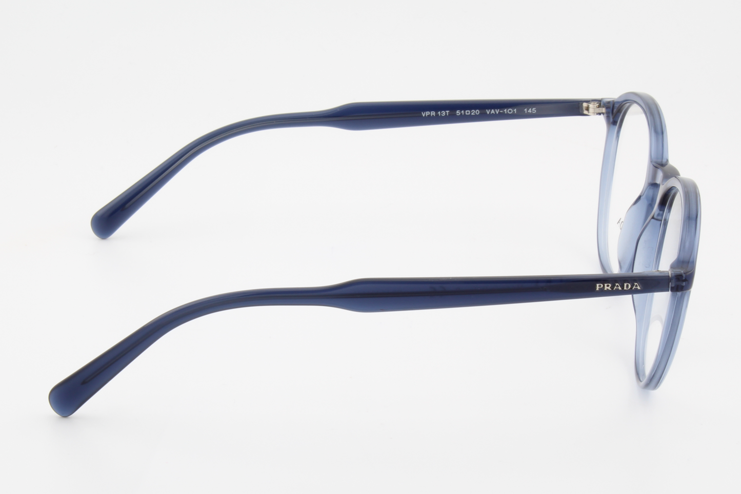 Prada VPR13T  Unisex Round Glasses Frame Blue Gradient 51mm