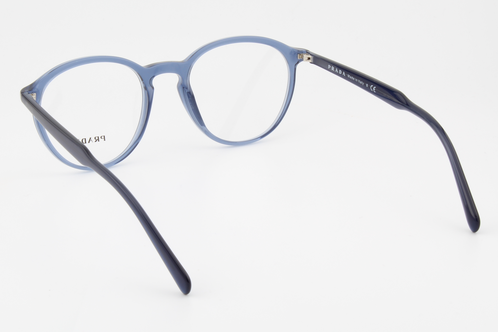 Prada VPR13T  Unisex Round Glasses Frame Blue Gradient 51mm