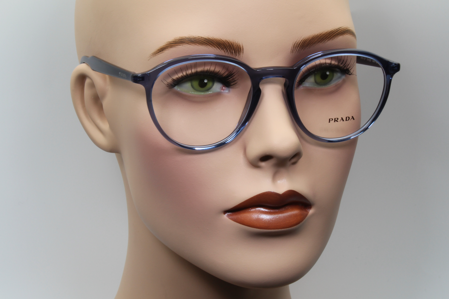 Prada VPR13T  Unisex Round Glasses Frame Blue Gradient 51mm