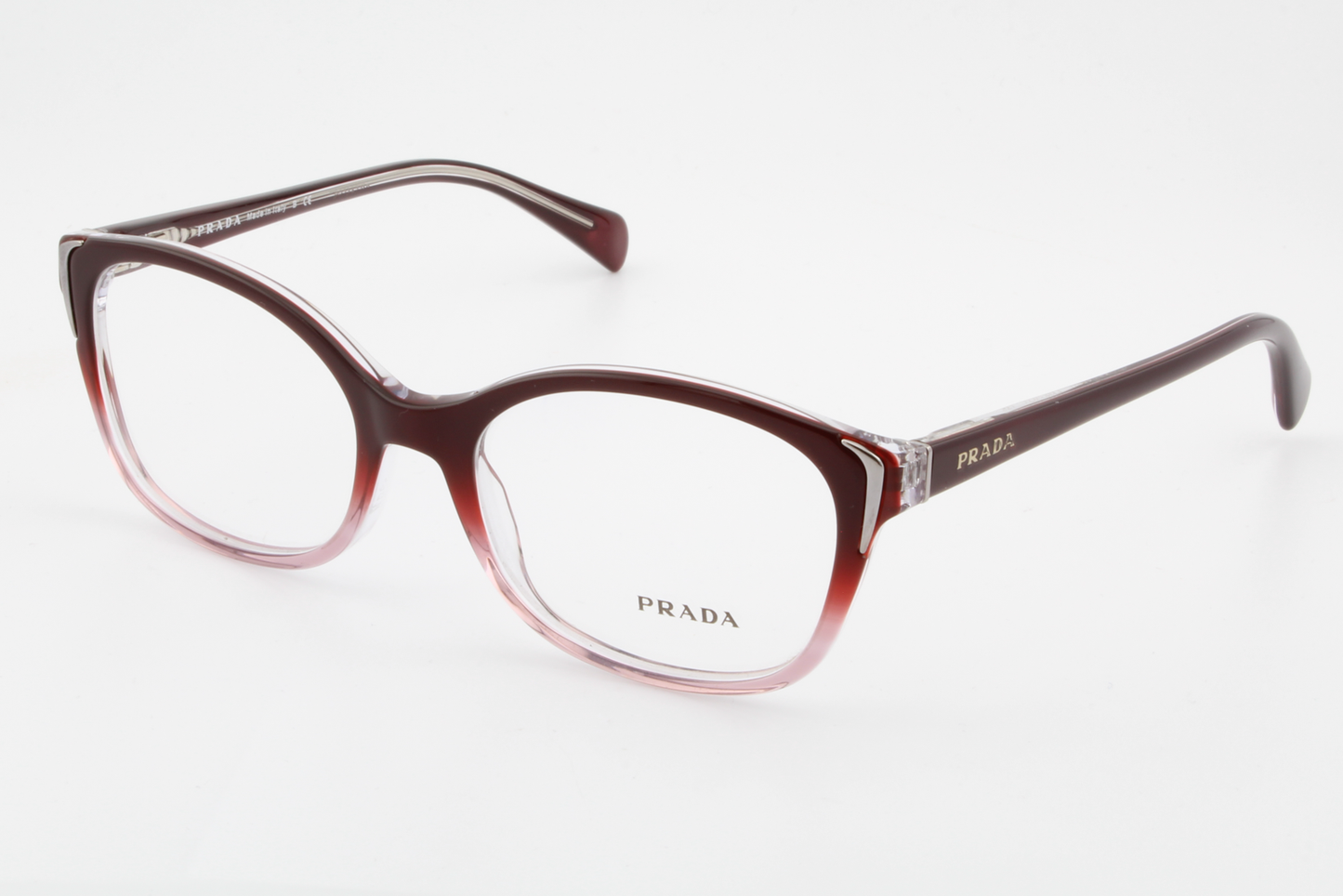 Prada VPR13O  Female Cat Eye Glasses Frame Wine 52mm