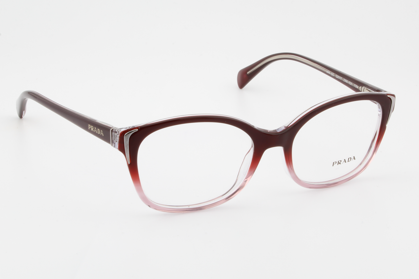 Prada VPR13O  Female Cat Eye Glasses Frame Wine 52mm