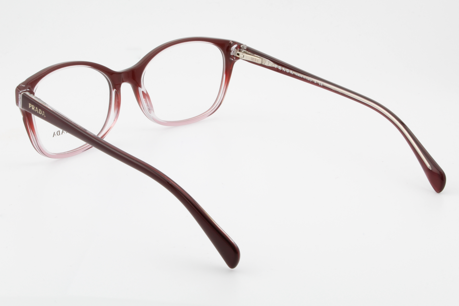 Prada VPR13O  Female Cat Eye Glasses Frame Wine 52mm