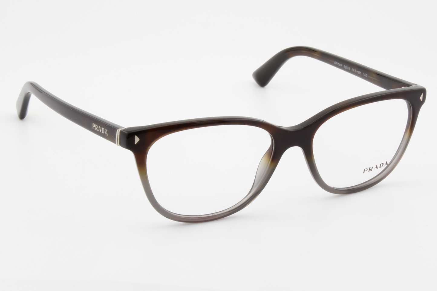 Prada VPR14R  Female Cat Eye Glasses Frame Tortoiseshell 52mm