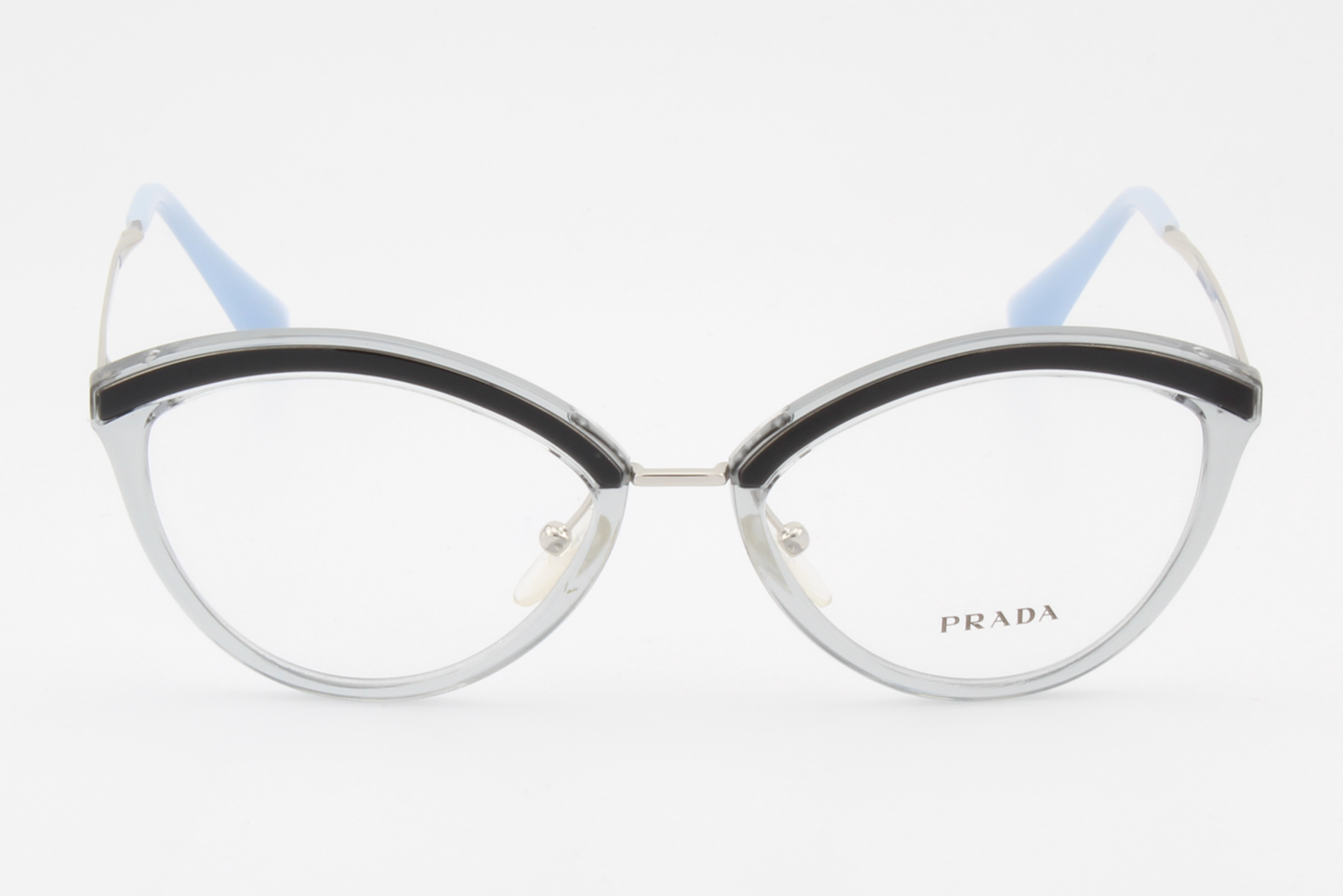 Prada VPR14U  Female Cat Eye Glasses Frame Grey 52mm