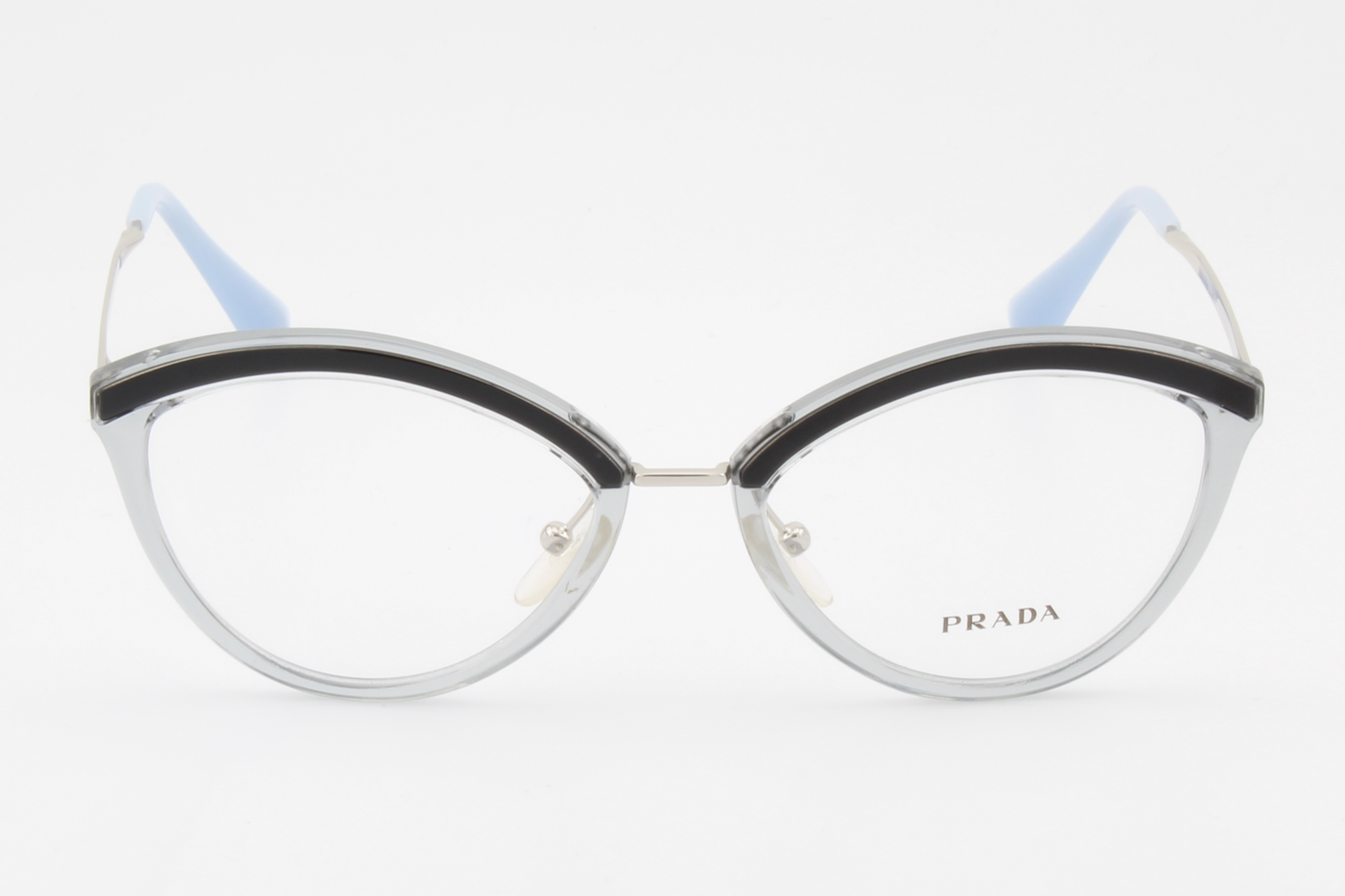 Prada VPR14U  Female Cat Eye Glasses Frame Grey 52mm