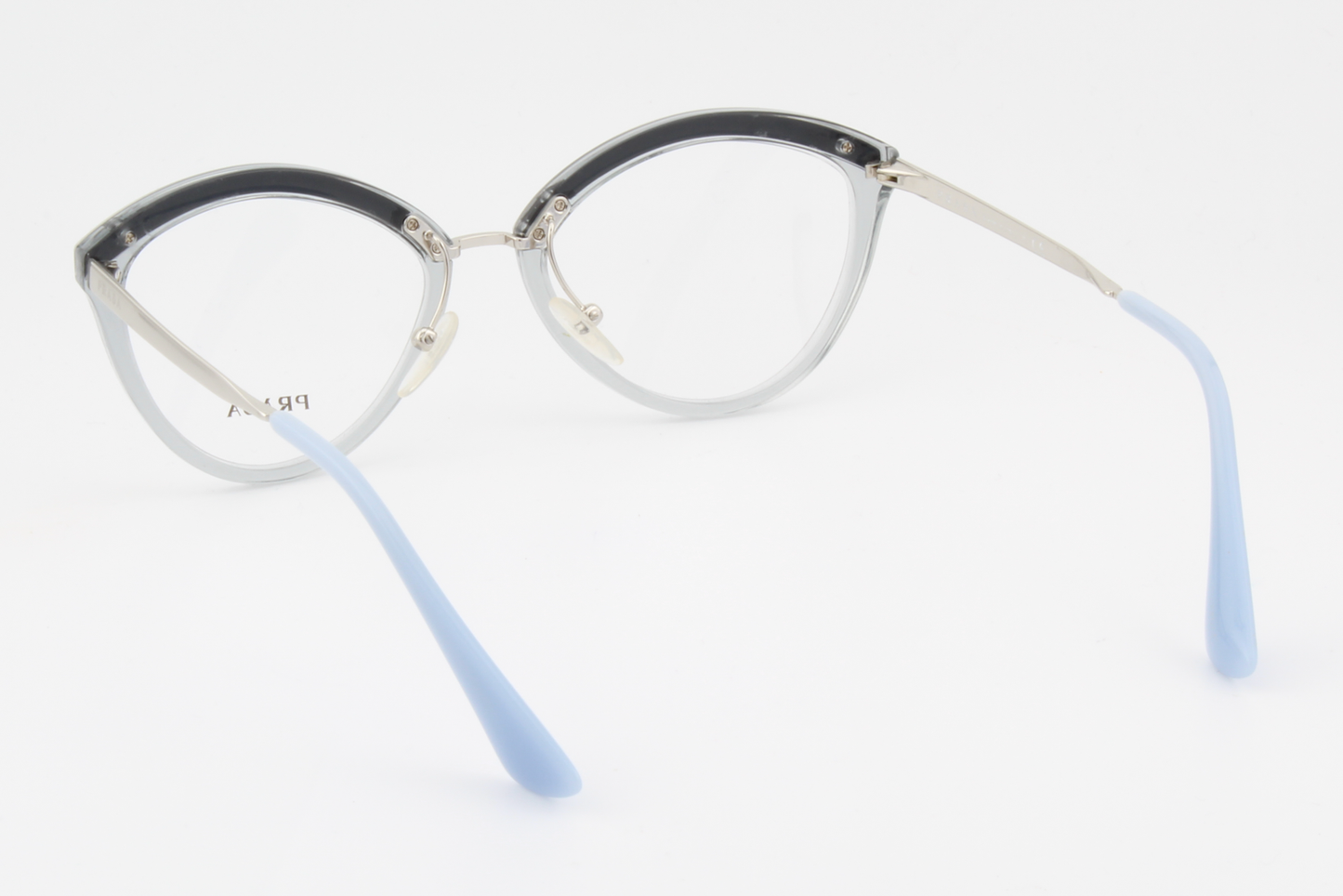 Prada VPR14U  Female Cat Eye Glasses Frame Grey 52mm