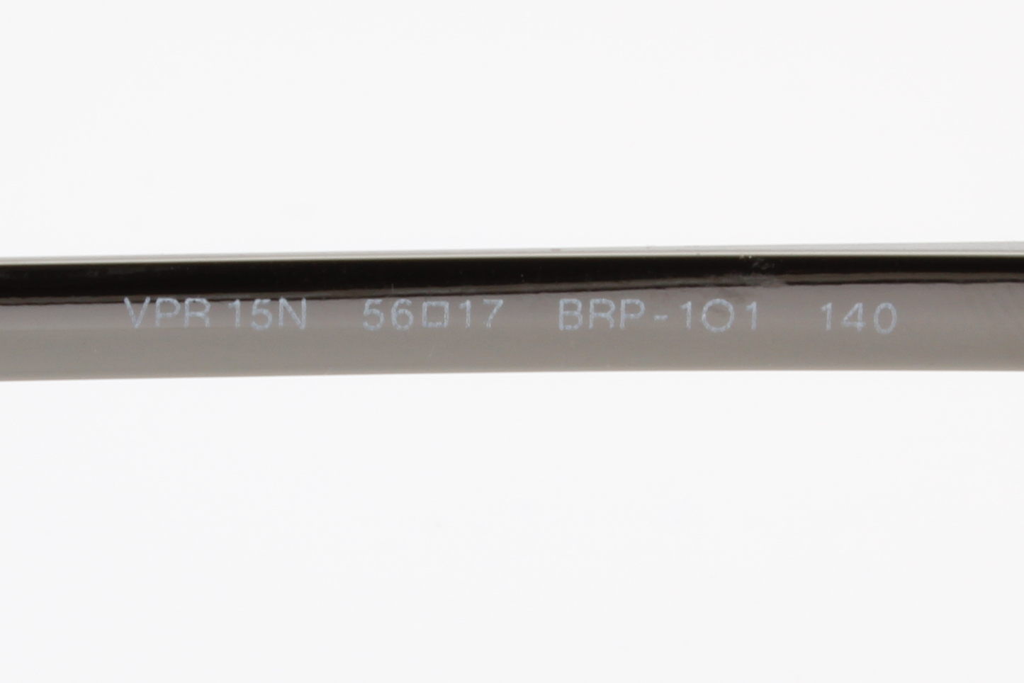 Prada VPR15N  Male Rectangular Glasses Frame Black Polished 56mm