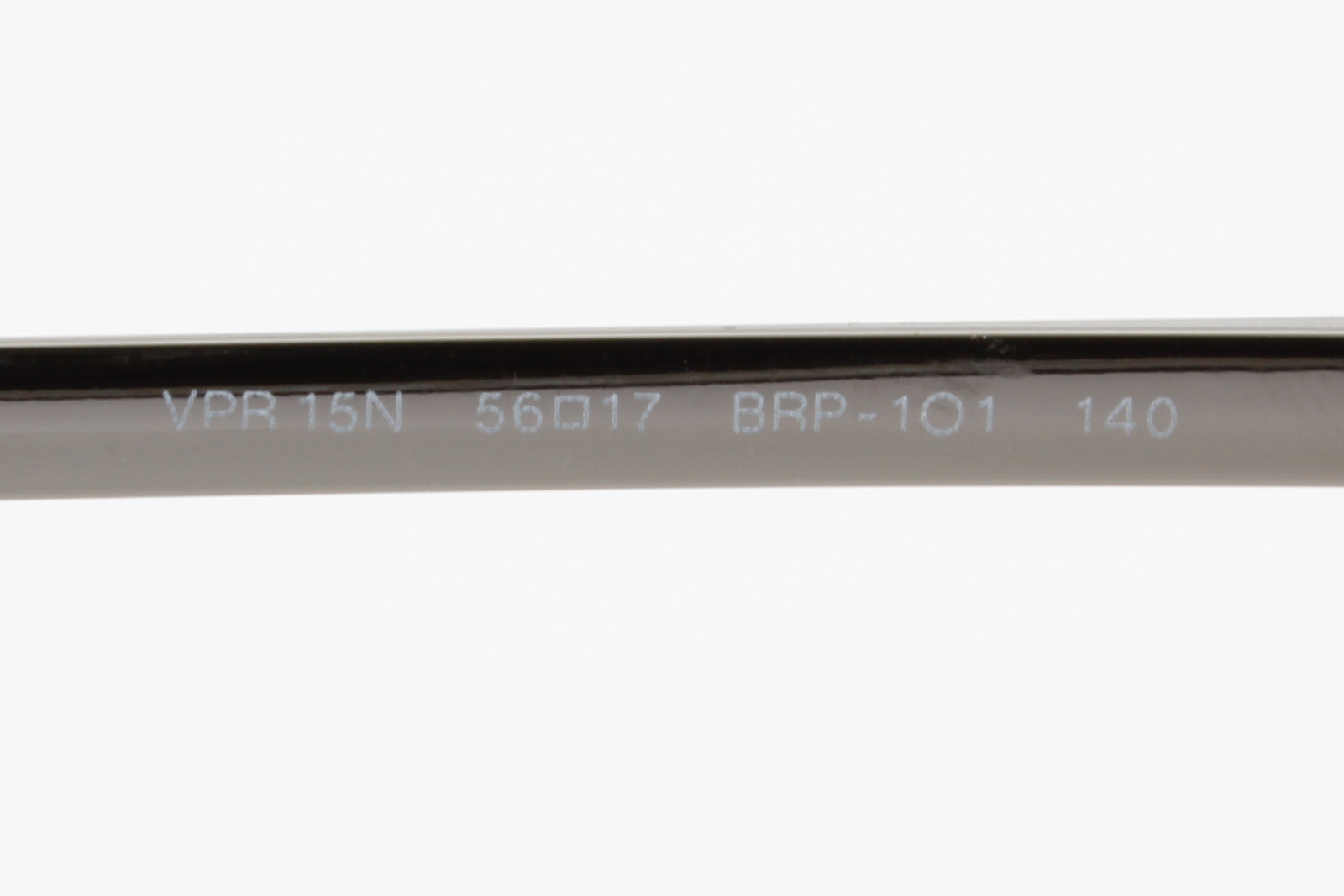 Prada VPR15N  Male Rectangular Glasses Frame Black Polished 56mm