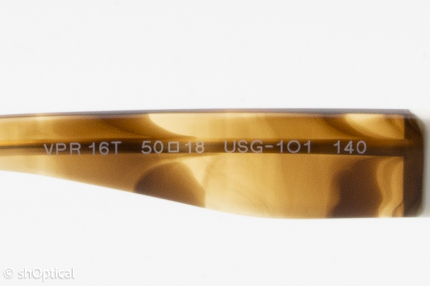 Prada VPR16T  Unisex Round Glasses Frame Tortoise Dark Brown 50mm