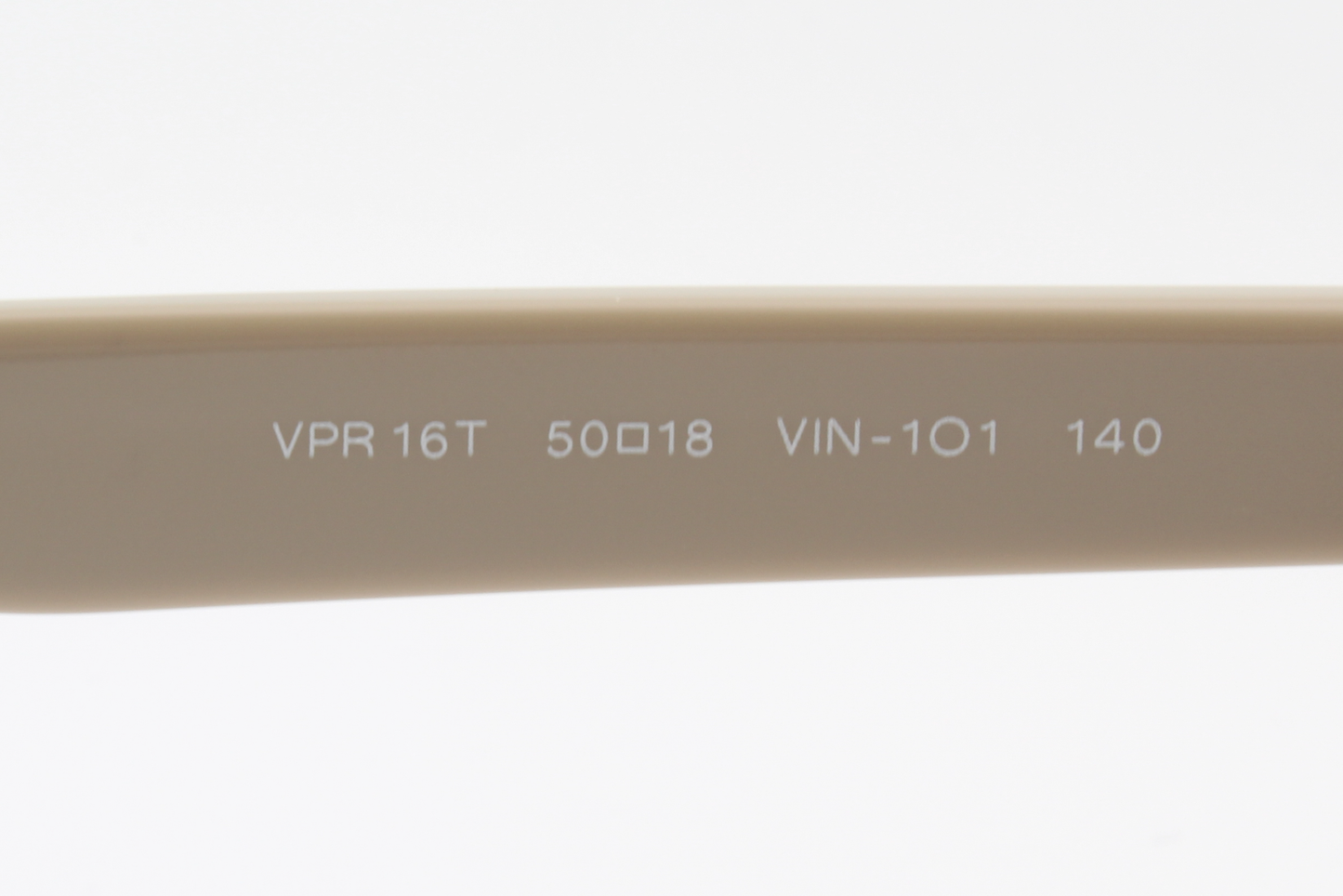 Prada VPR16T  Unisex Round Glasses Frame Purple, Biege 50mm