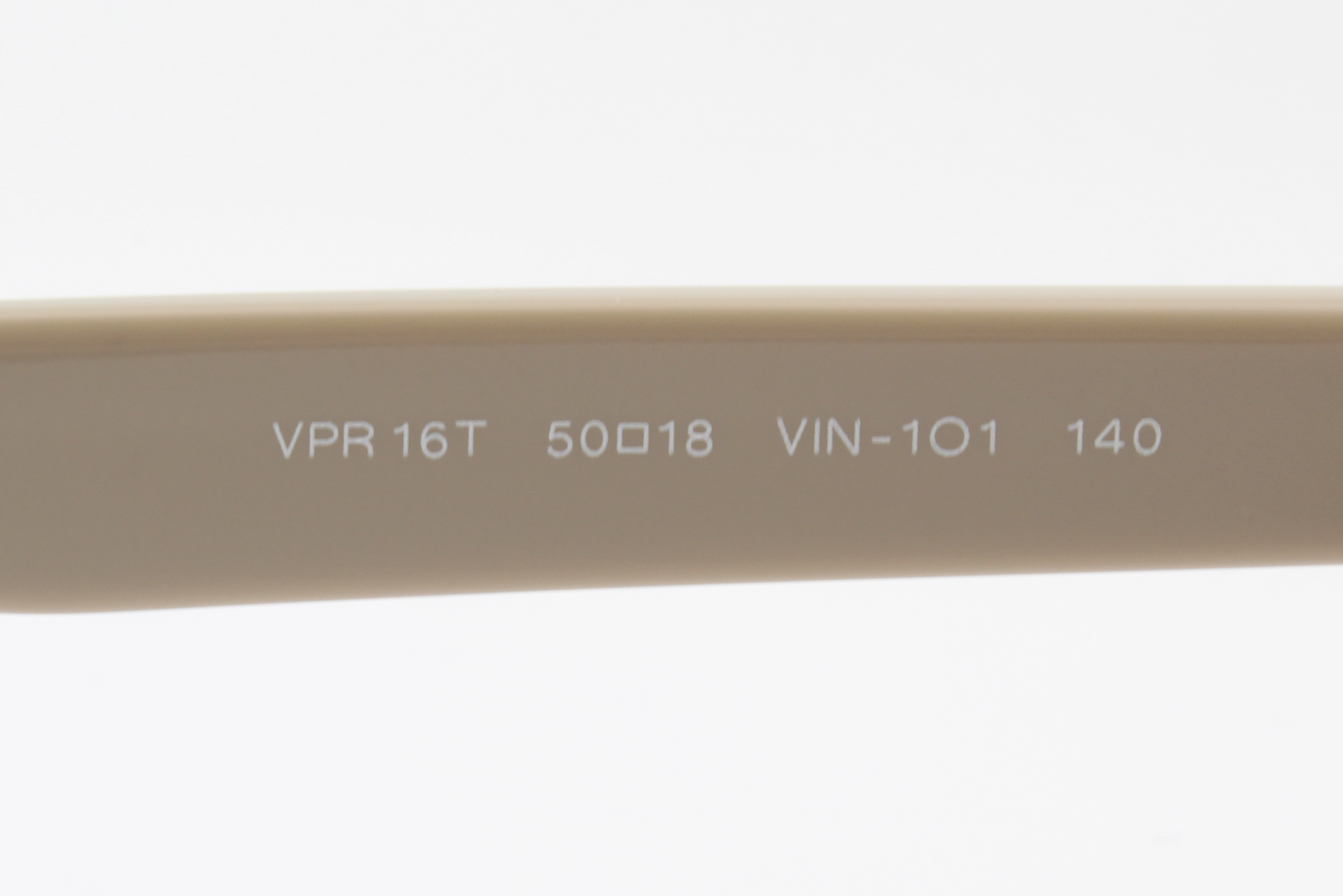 Prada VPR16T  Unisex Round Glasses Frame Purple, Biege 50mm