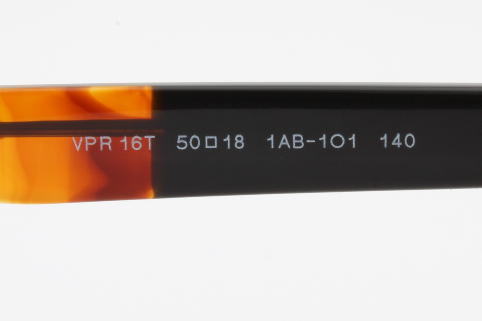 Prada VPR16T  Unisex Round Glasses Frame Black, Havana Brown 50mm