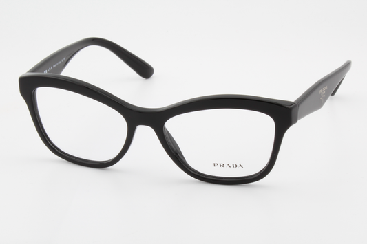 Prada VPR29R  Female Cat Eye Glasses Frame Black 54mm