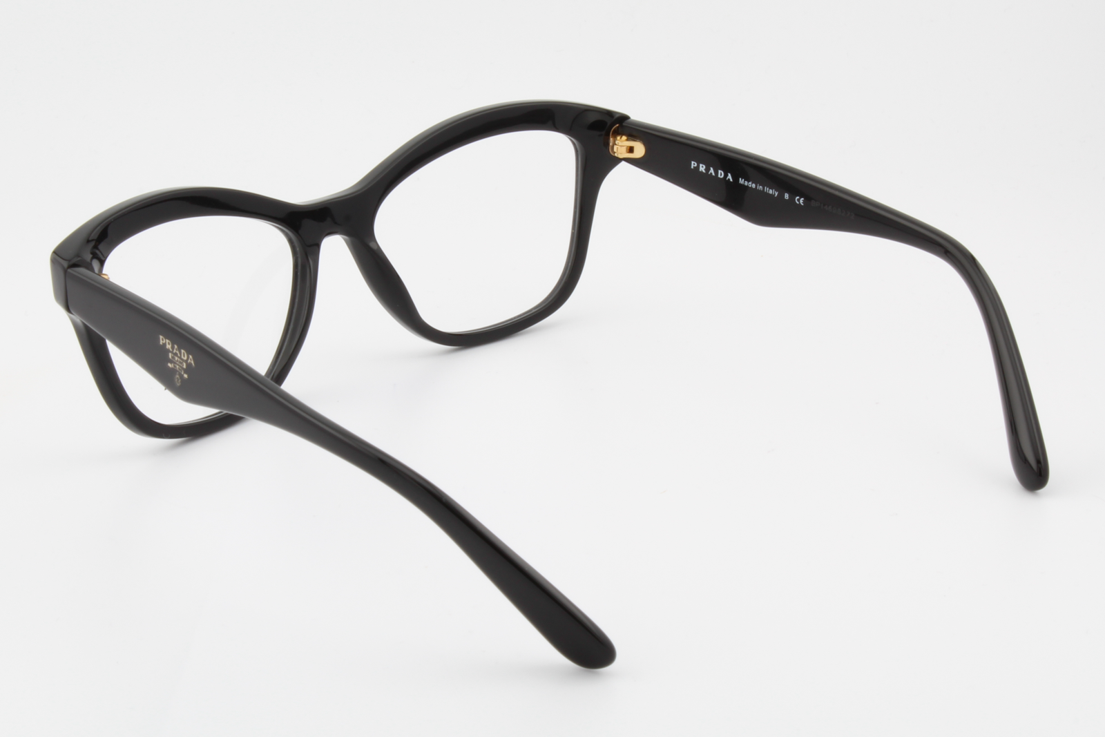 Prada VPR29R  Female Cat Eye Glasses Frame Black 54mm