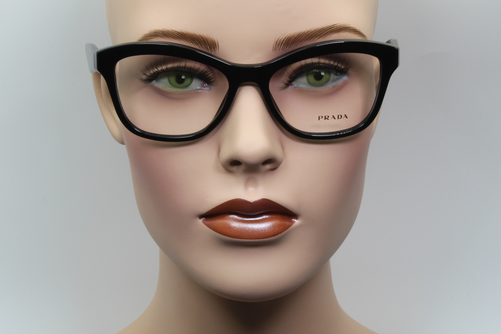 Prada VPR29R  Female Cat Eye Glasses Frame Black 54mm