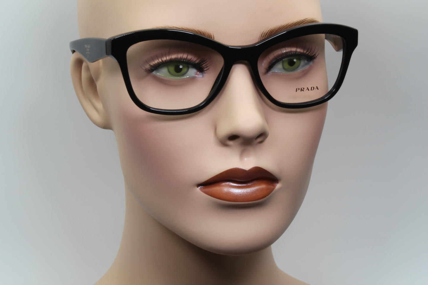 Prada VPR29R  Female Cat Eye Glasses Frame Black 54mm